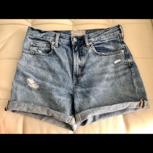 Everlane The Denim Short Distressed Size 26